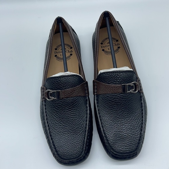 Driver Club USA Men\'s Leather Driving Loafers Made in Brazil with Metal Detail main image 10